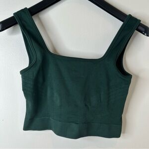 Emerald green Knix sports bra